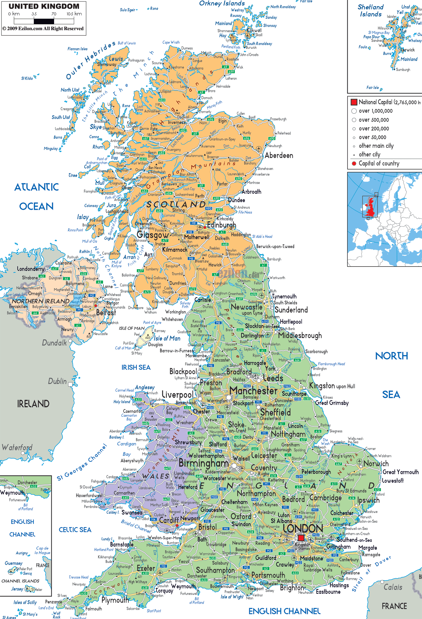 Britain-political-map