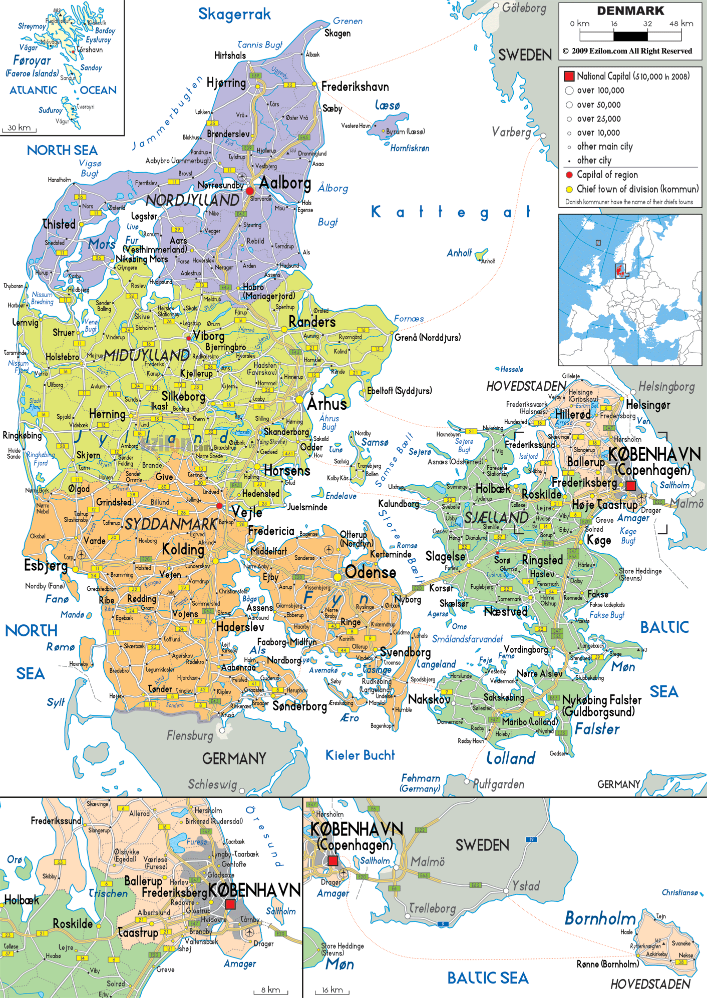 Denmark-political-map