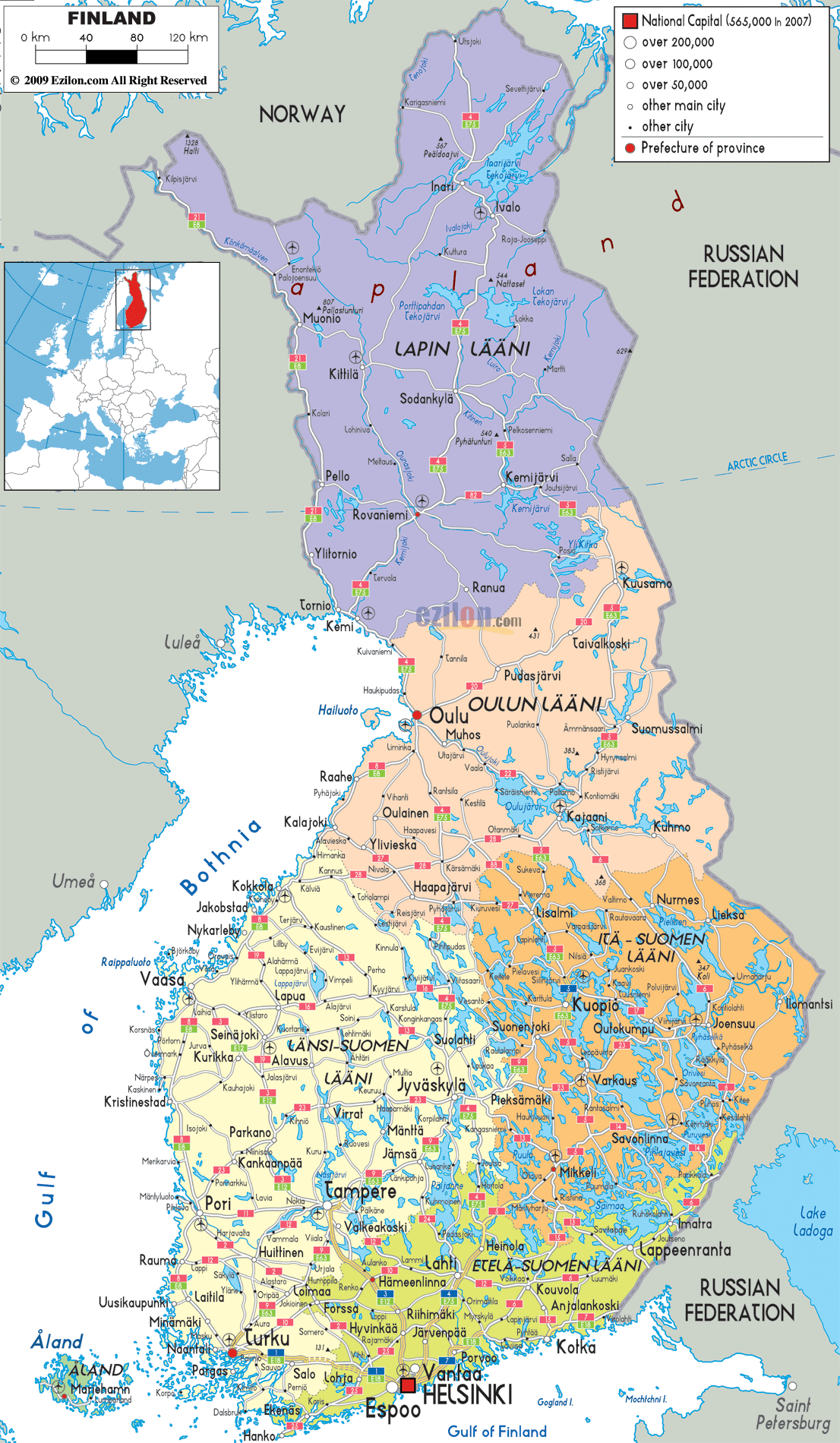 Finland-political-map