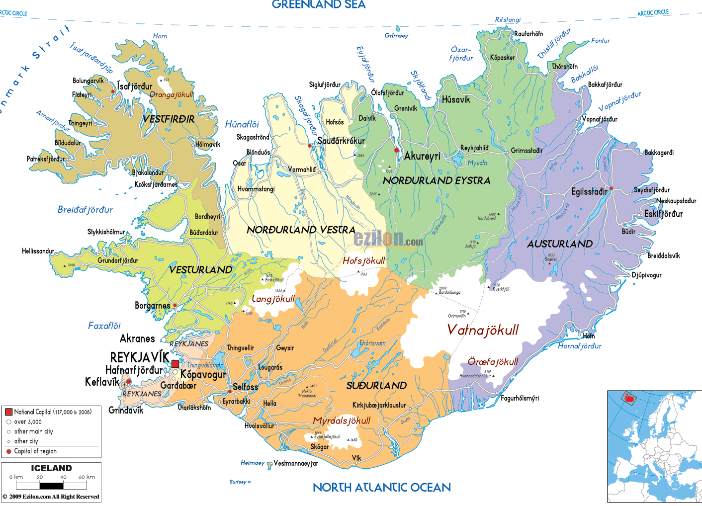 Iceland-political-map