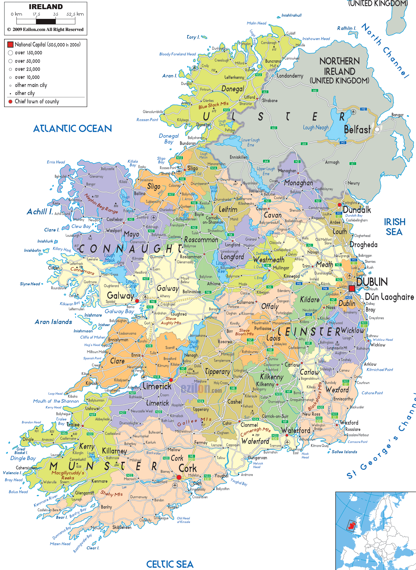 Ireland-political-map