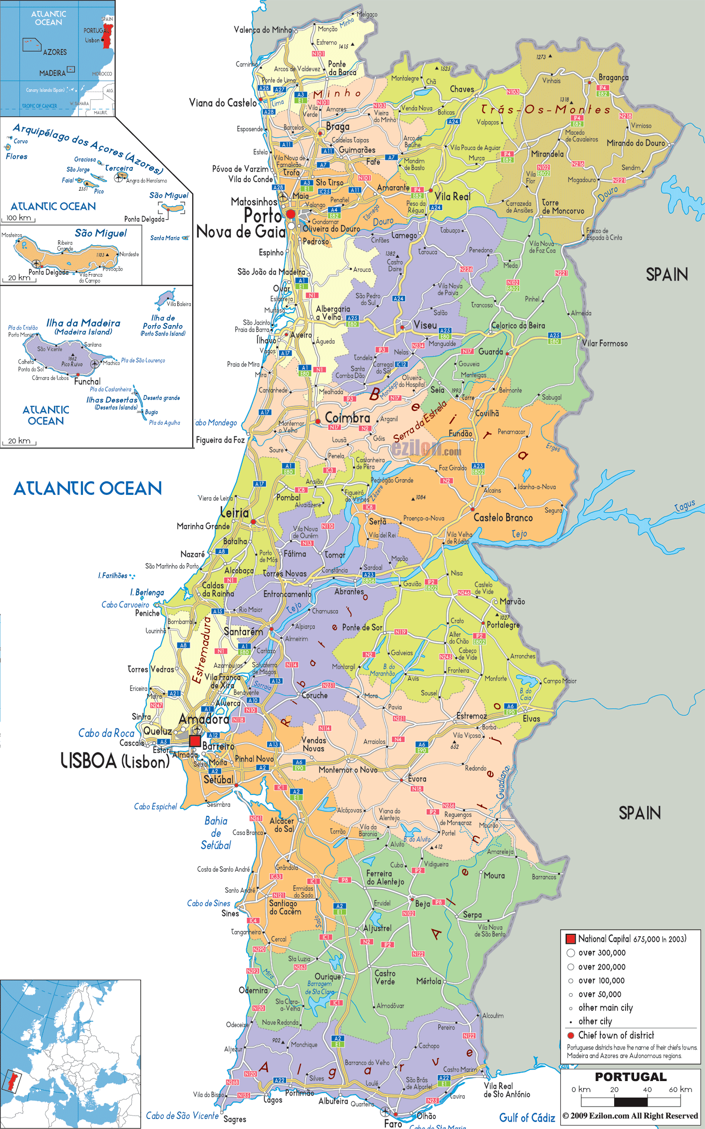 Portuguese-political-map