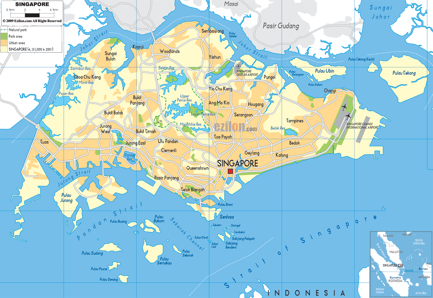 Singapore-map