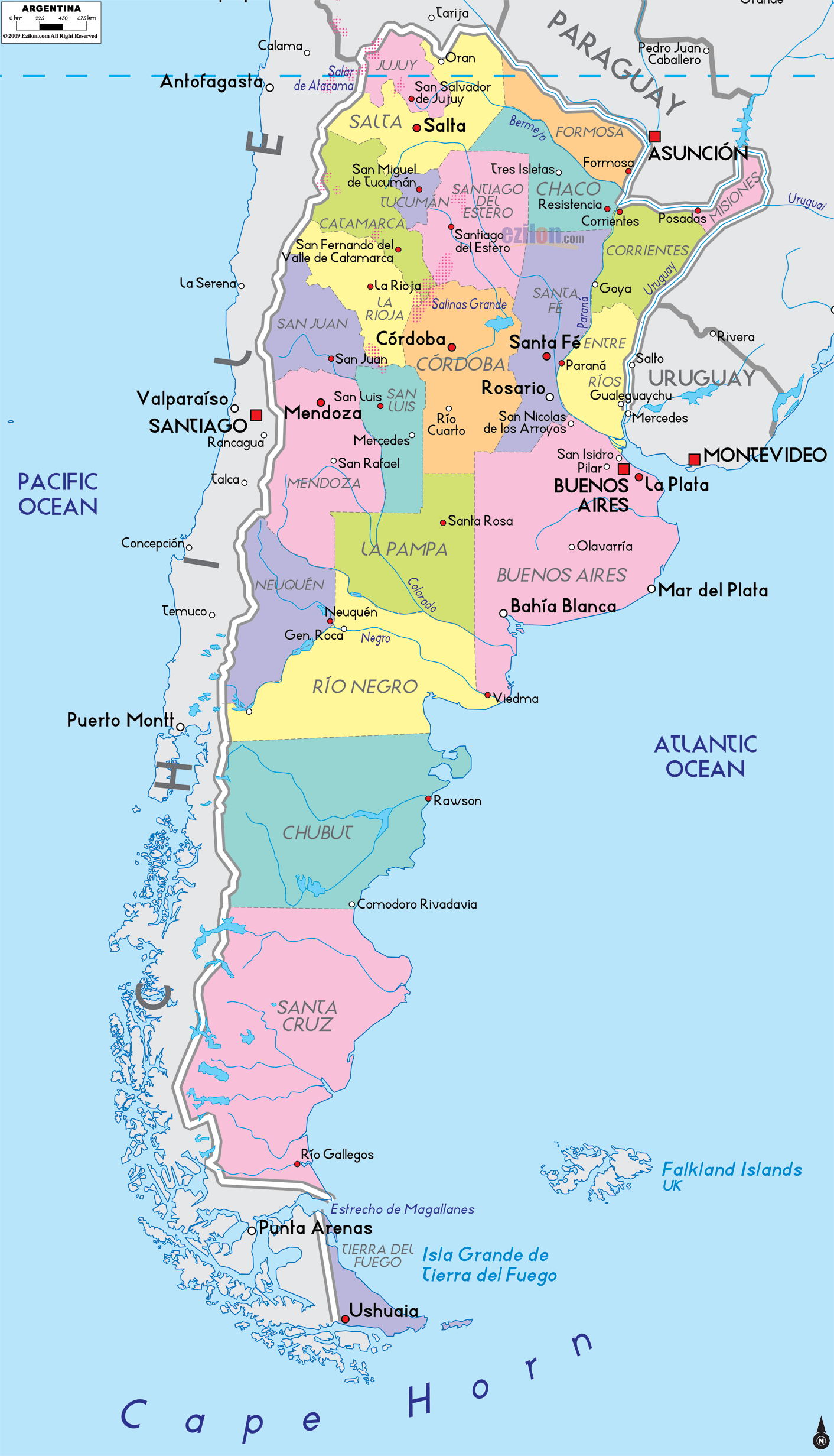 political-map-of-Argentina