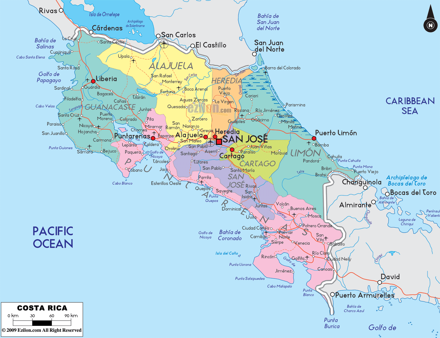 political-map-of-Costa-Rica