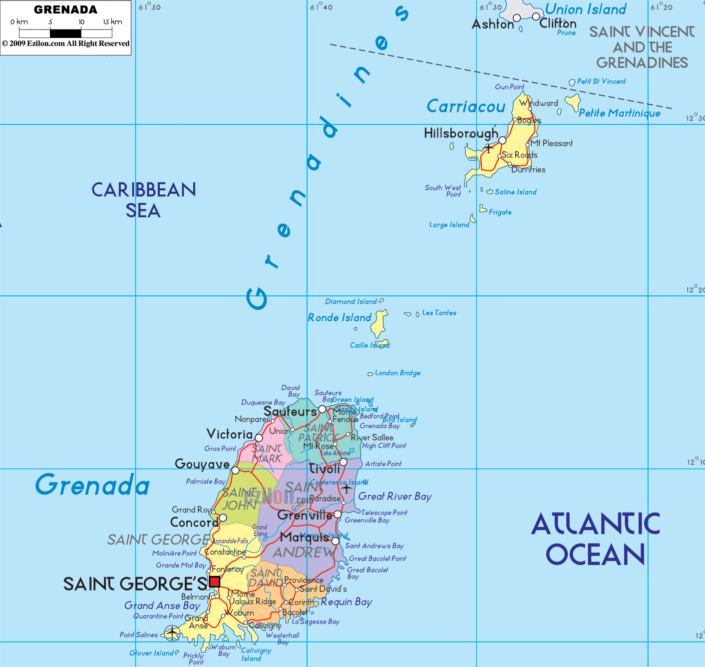 political-map-of-Grenada