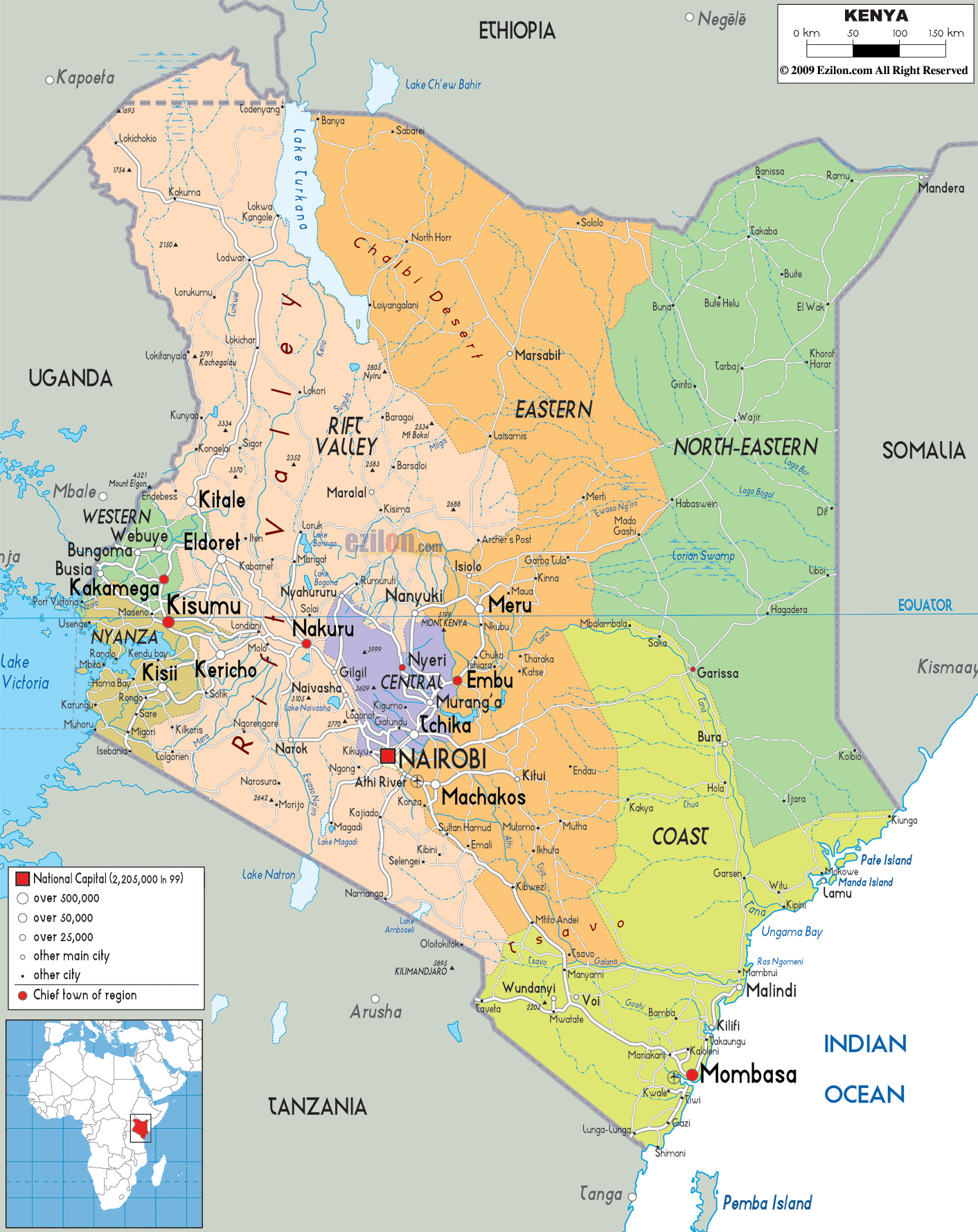 political-map-of-Kenya