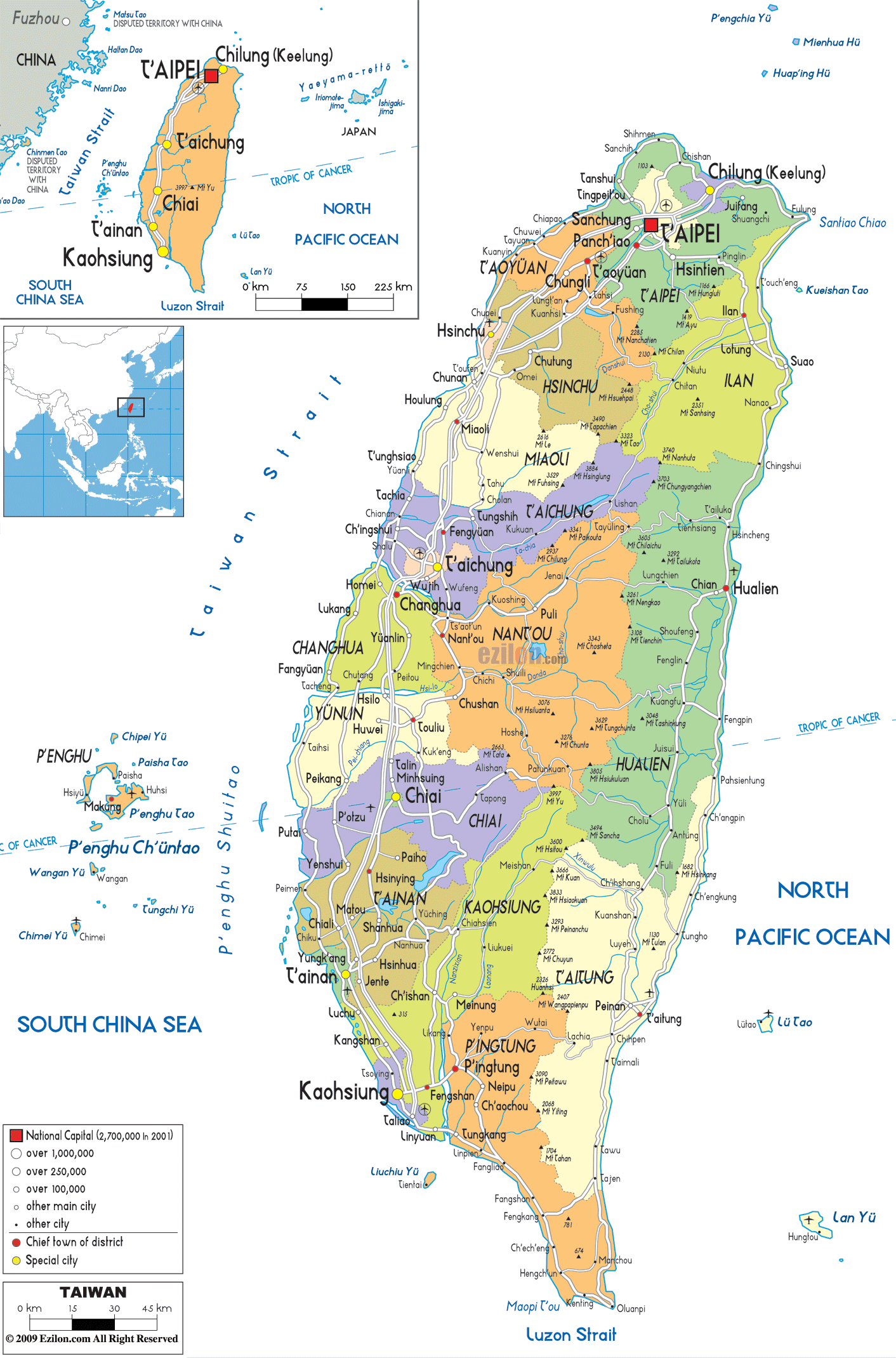 political-map-of-Taiwan