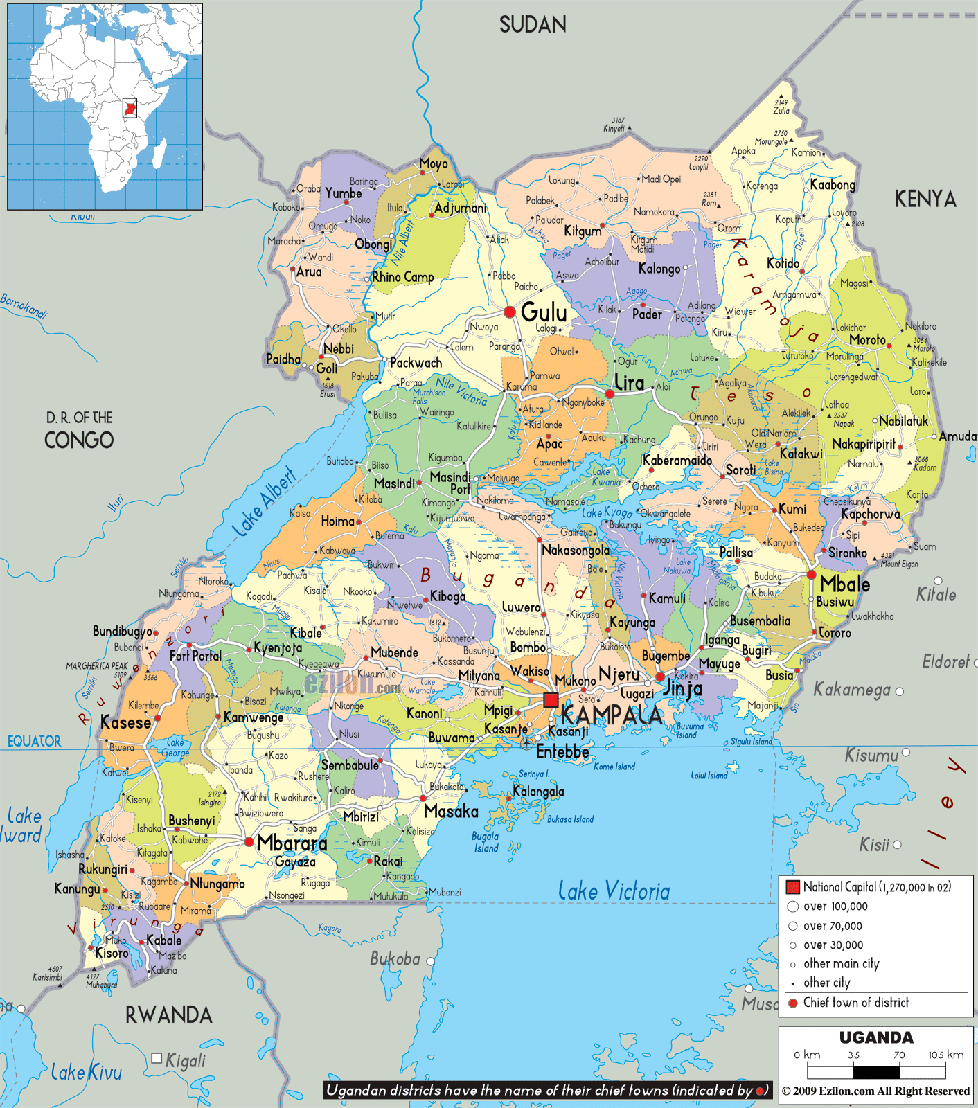 political-map-of-Uganda
