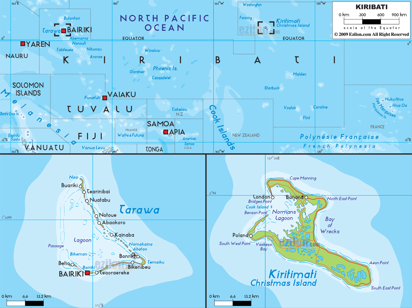 Kiribati-map