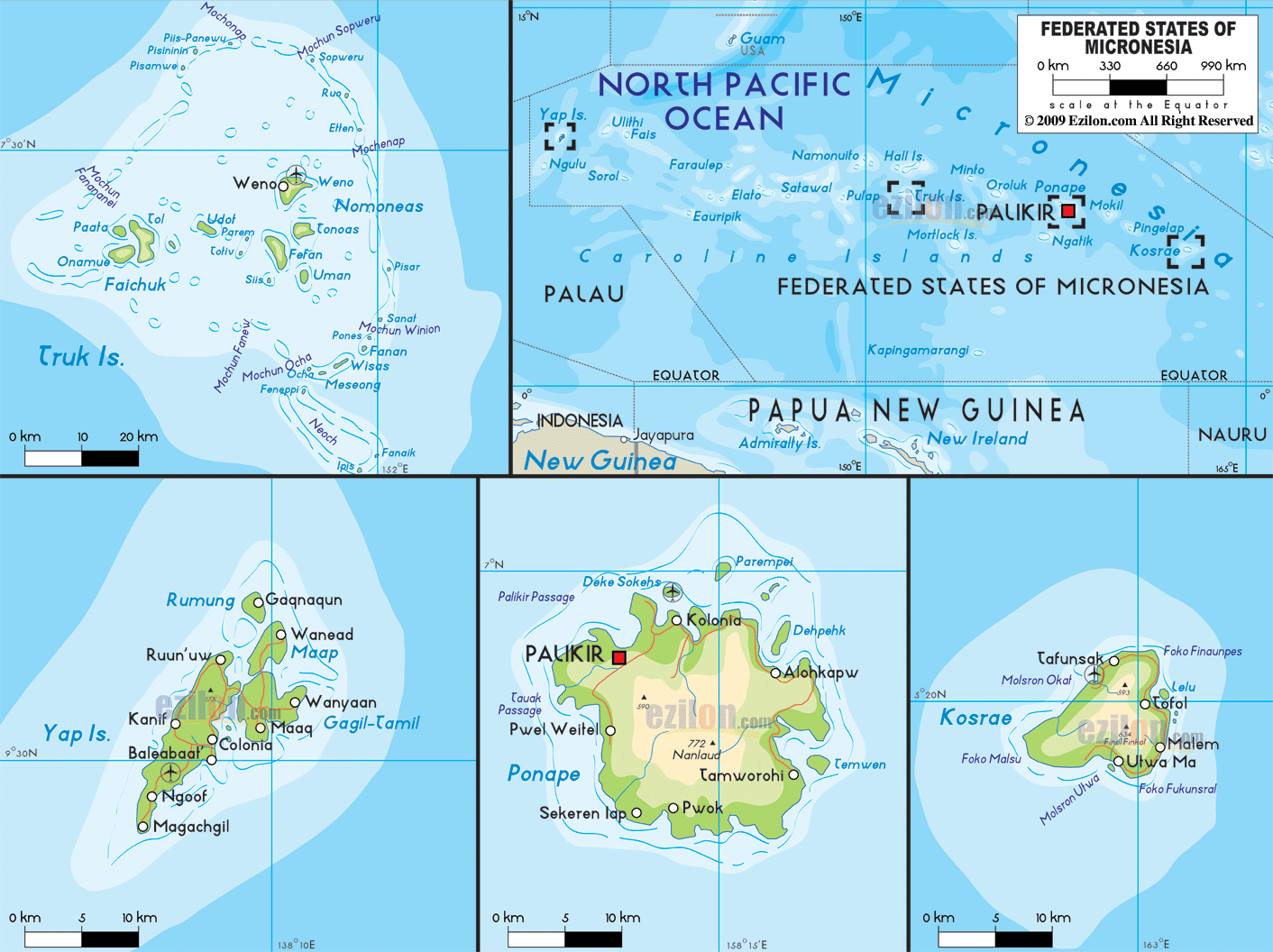 Micronesia-map