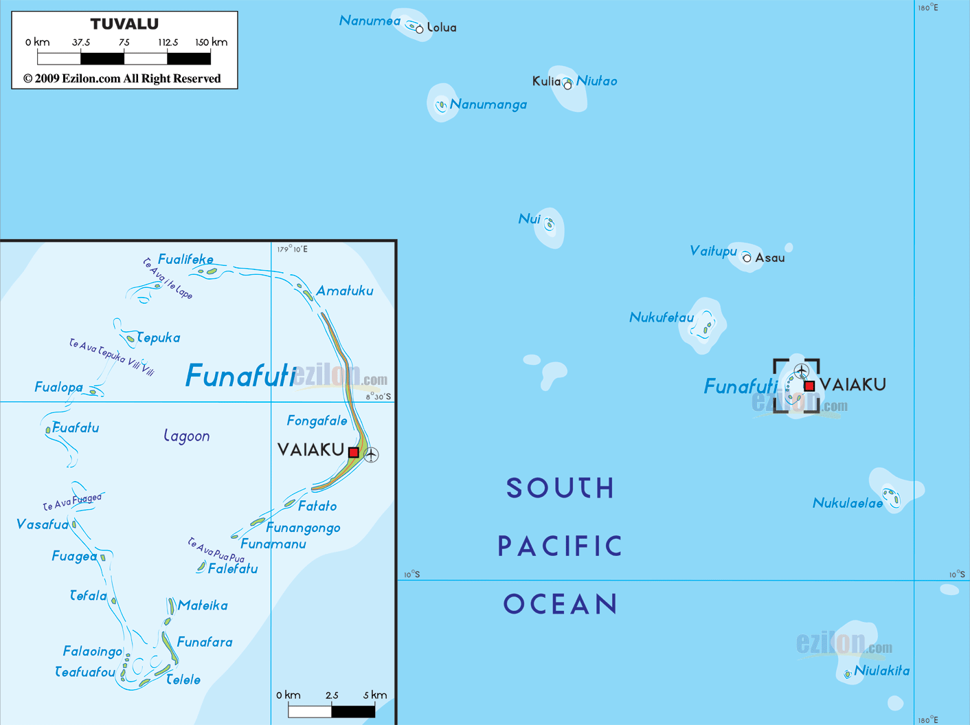 Tuvalu-map