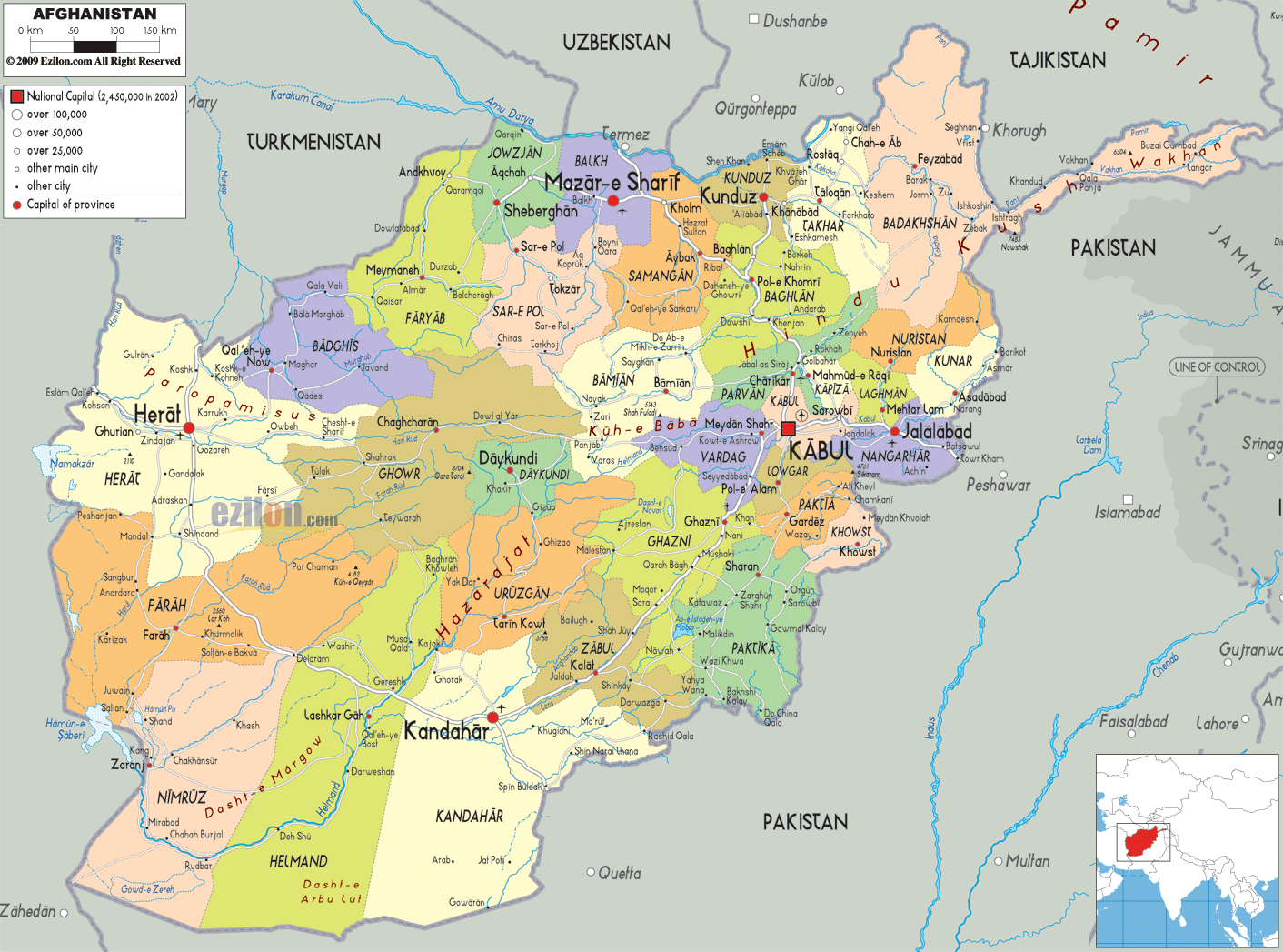 political-map-of-Afghanista