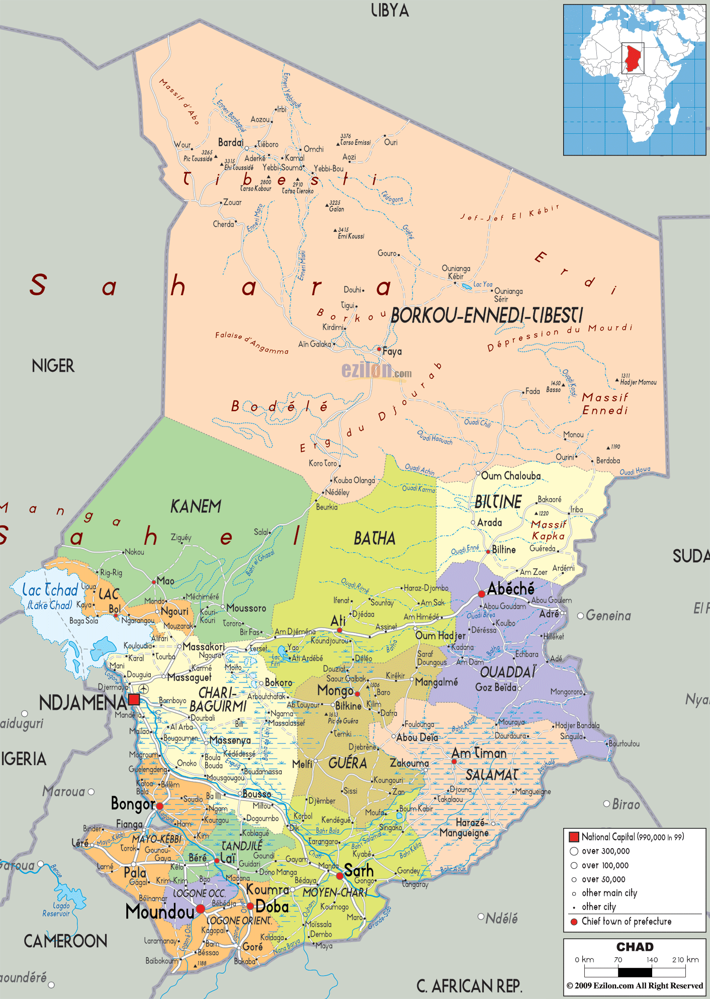 political-map-of-Chad