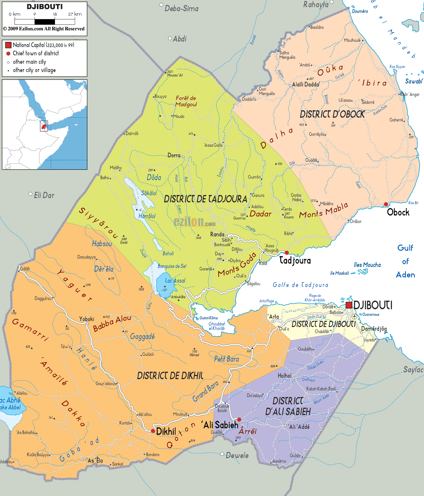 political-map-of-Djibouti