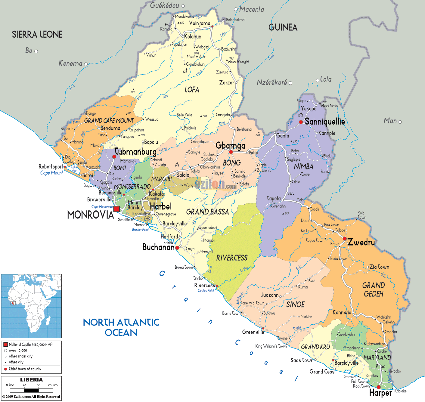 political-map-of-Liberia