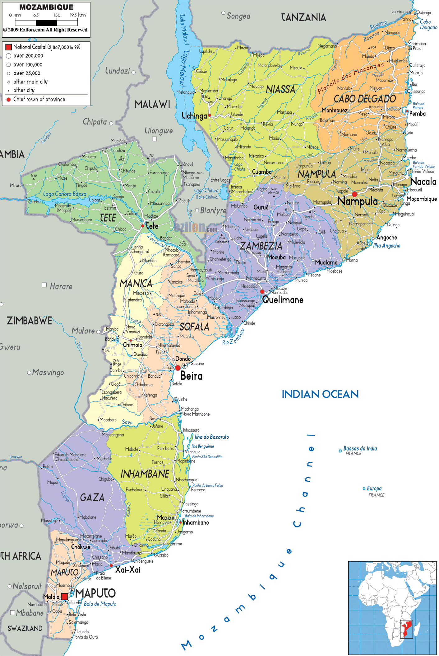 political-map-of-Mozambique