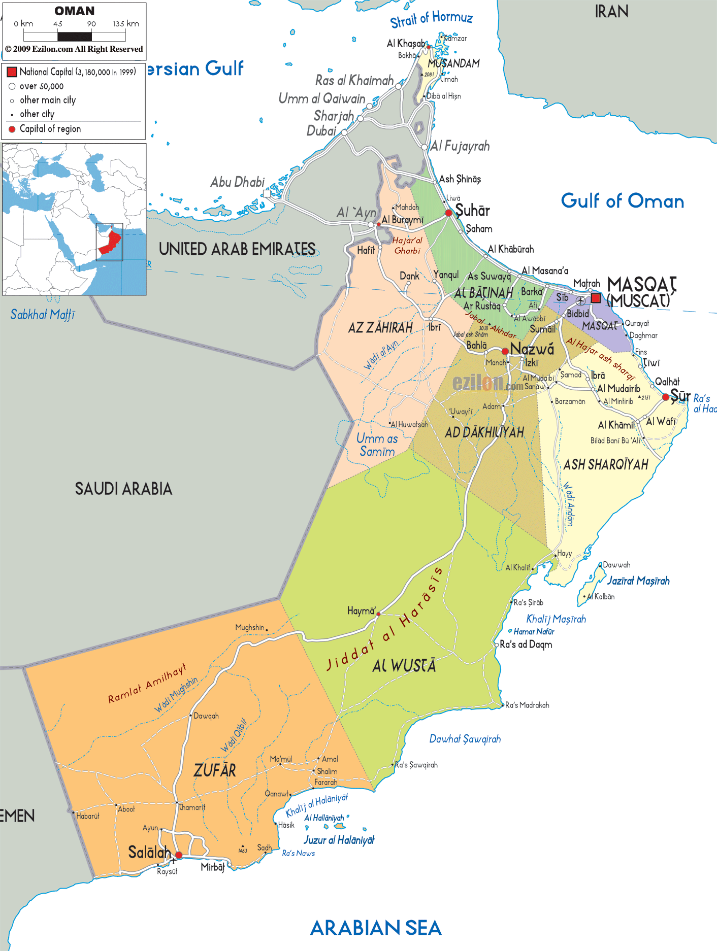 political-map-of-Oman