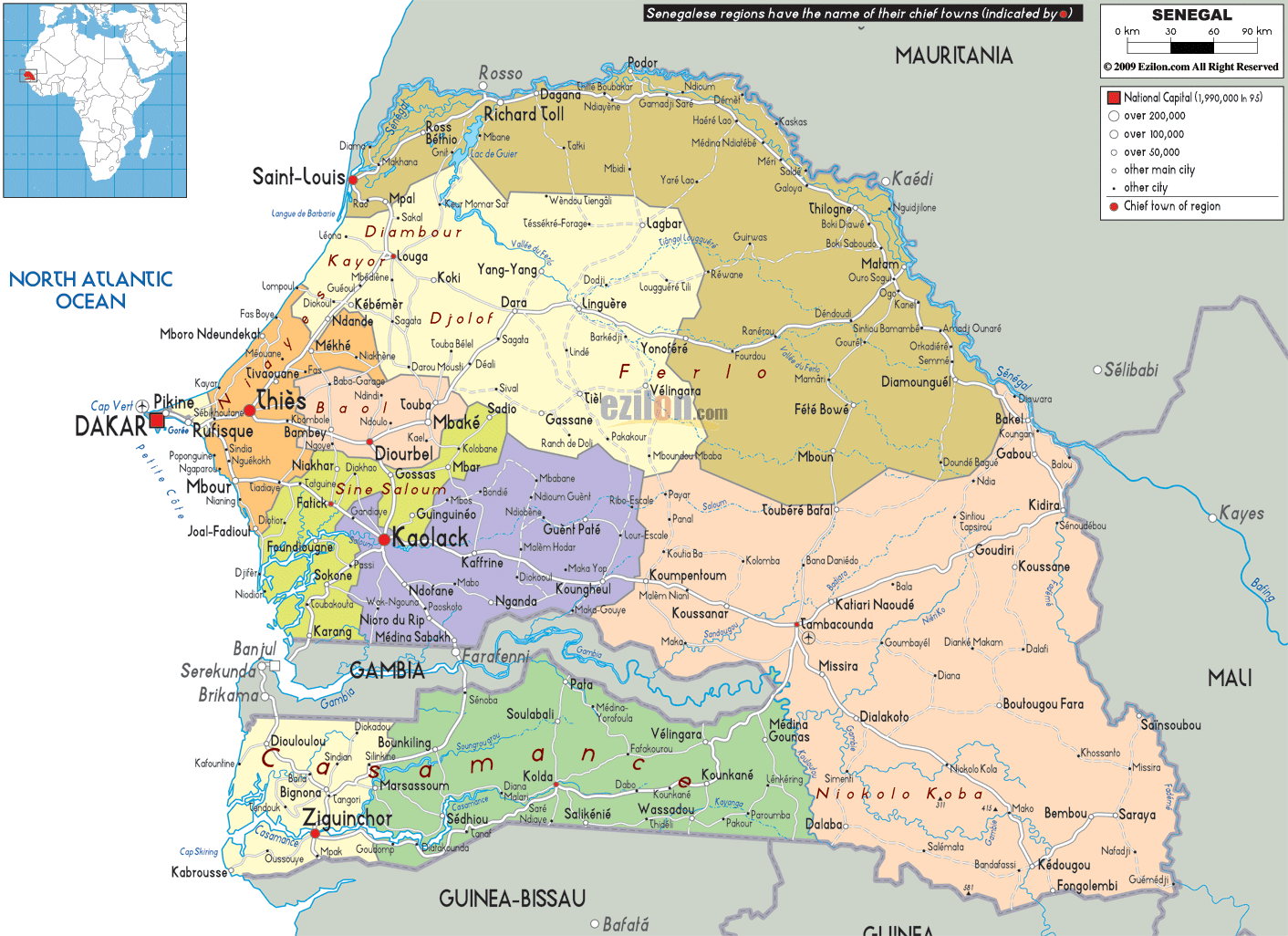 political-map-of-Senegal