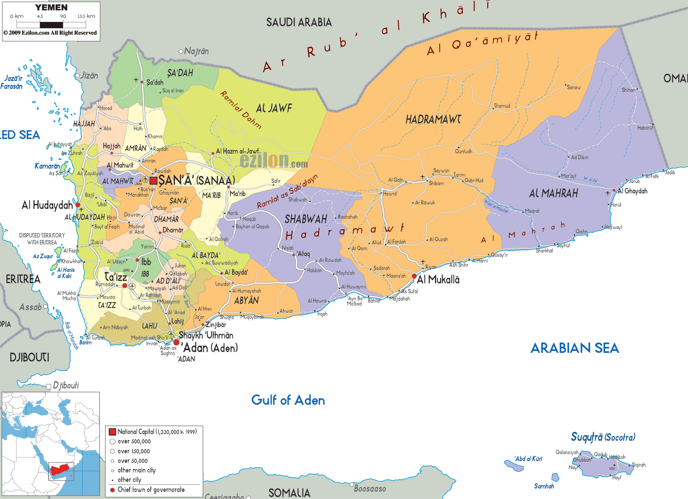 political-map-of-Yemen